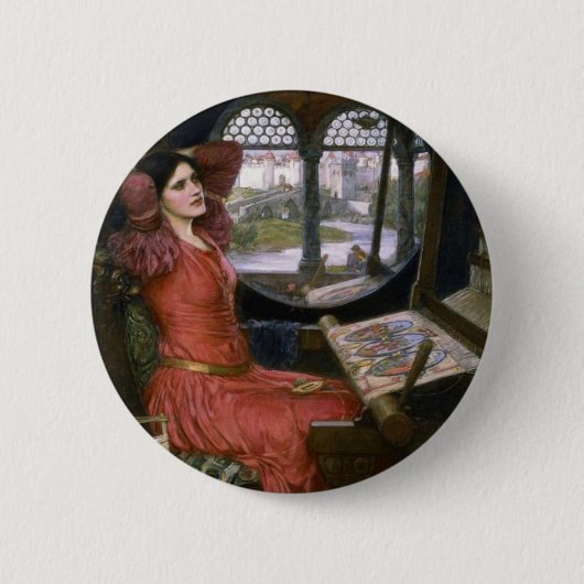 Waterhuisdame van Shalott Ronde Button 5,7 Cm (Voorkant)