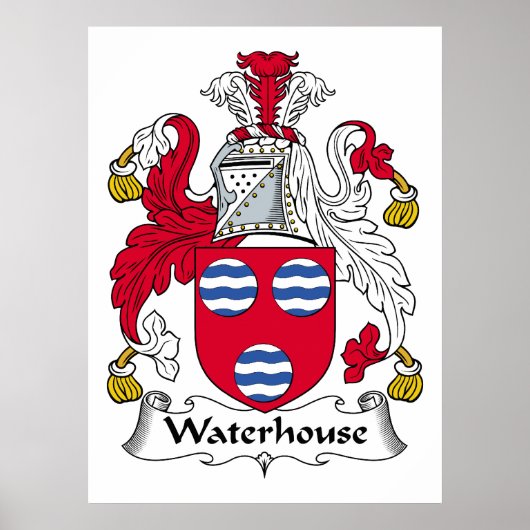 Waterhuisfamilie Crest Poster (Voorkant)