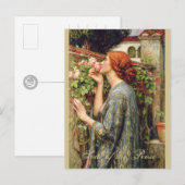 Waterhuissol van het Roos CC0737 Pre-Raphaelite Briefkaart (Voorkant / Achterkant)