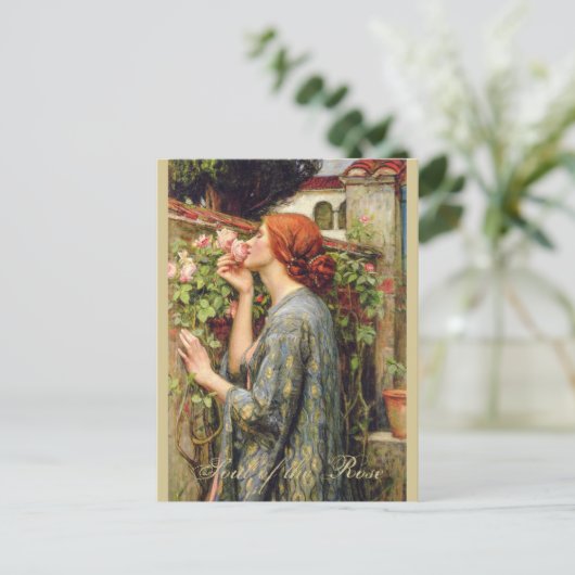 Waterhuissol van het Roos CC0737 Pre-Raphaelite Briefkaart (Staand voorkant)