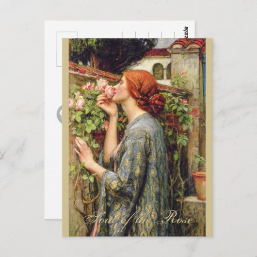 Waterhuissol van het Roos CC0737 Pre-Raphaelite Briefkaart (Voorkant / Achterkant)