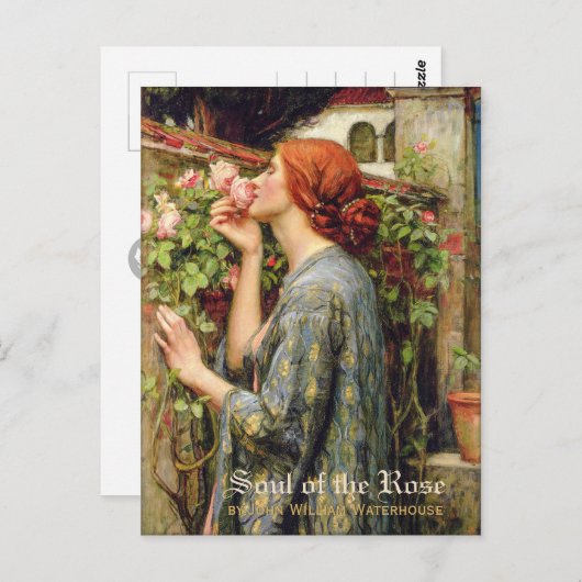 Waterhuissol van het Roos CC0738 Pre-Raphaelite Briefkaart (Voorkant / Achterkant)