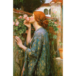 Waterhuissol van het Roos pre-Raphaelite CC1003 Perfect Poster