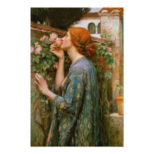 Waterhuissol van het Roos pre-Raphaelite CC1003 Perfect Poster (Voorkant)