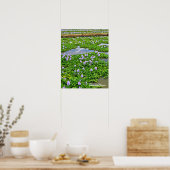 Waterhyacint Poster (Keuken)