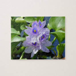 Waterhyacinth Lavender Flower Puzzle Legpuzzel