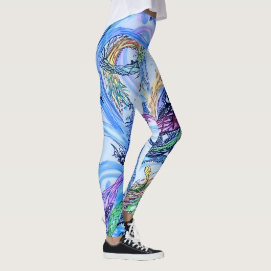 waterig wonderlandschap leggings