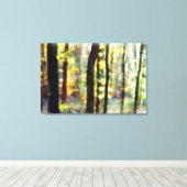 Waterige Bossen Canvas Afdruk (Insitu (Houten vloer))