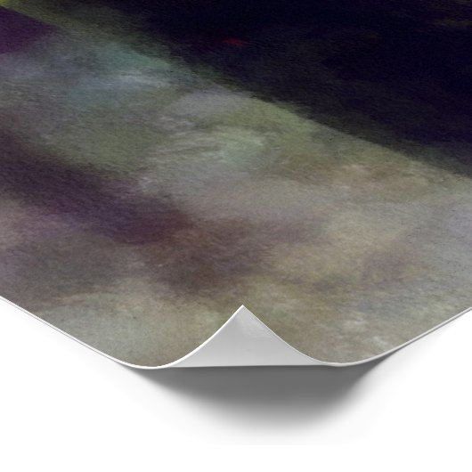 Waterige Bossen Poster (Hoek)