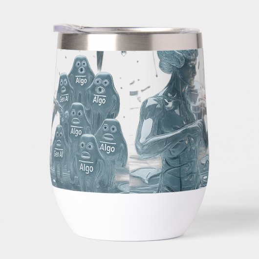 Waterige violist, AI en algoritmen (White BG) (Rechts)