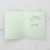 Watering Can Planter Verjaardag Kaart (Binnen)