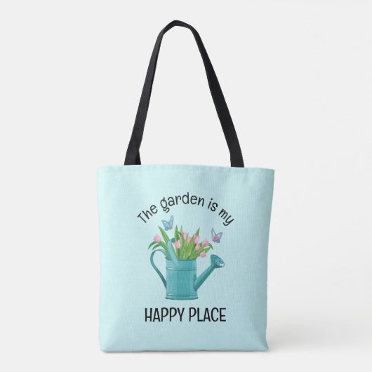 Watering Can Tuinieren Canvas tas (Achterkant)