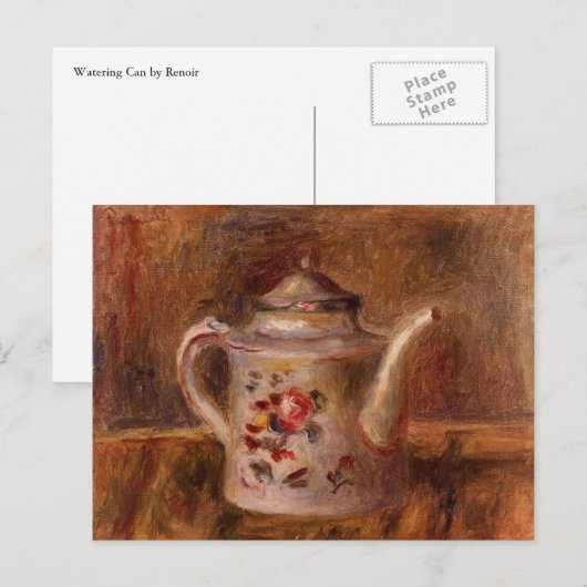 Watering Can van Renoir Briefkaart (Voorkant / Achterkant)