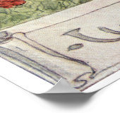 Watering door Anne Anderson Poster (Hoek)