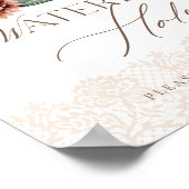 Watering Hole Baby Bottle Wild Western Baby shower Poster (Hoek)