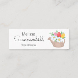 Watering kan Floral Arangement Designer Mini Visitekaartje