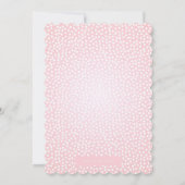 Watering Kan Floral Baby shower uitnodigen Kaart (Achterkant)