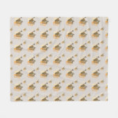 watering kan lanket binden fleece deken (Voorkant (Horizontaal))