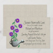 Watering kan paren douchen kaart (Voorkant / Achterkant)