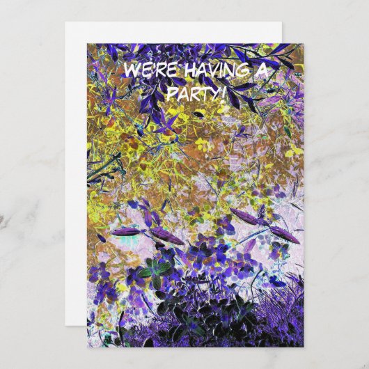 WATERINVITATIE (Voorkant / Achterkant)