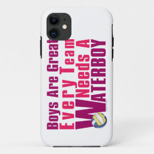Waterjongetvolleybal in roze Case-Mate iPhone case