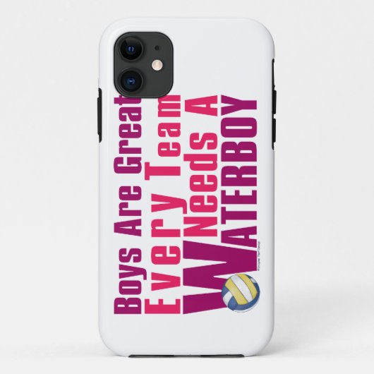 Waterjongetvolleybal in roze Case-Mate iPhone case (Achterkant)