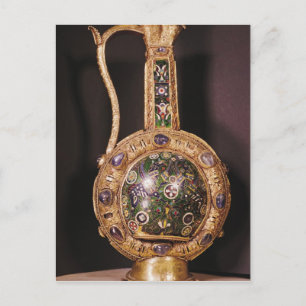 Waterkan aangeboden aan Karel de Grote Briefkaart