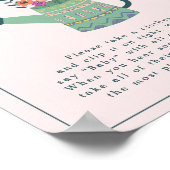 Waterkan Baby Bloei Zeg Niet Baby Shower Spel Poster (Hoek)