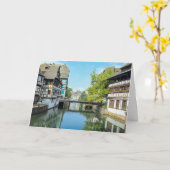 waterkanaal in Straatsburg Frankrijk Kaart (Gele Bloem)