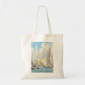 WATERKANT VAN DE HUDSON TOTE BAG (Voorkant)
