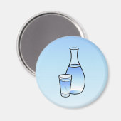 Waterkaraf Cirkel Magneet (Voorkant / Achterkant)