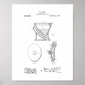 Waterkast - Toilet Patent Poster (Voorkant)
