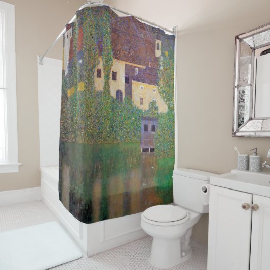 Waterkasteel, Gustav Klimt Douchegordijn (In situ)