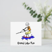 Waterkiemen op het Briefkaart van het Grand Lake (Staand voorkant)