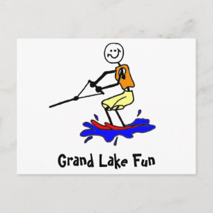 Waterkiemen op het Briefkaart van het Grand Lake