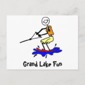 Waterkiemen op het Briefkaart van het Grand Lake (Voorkant)