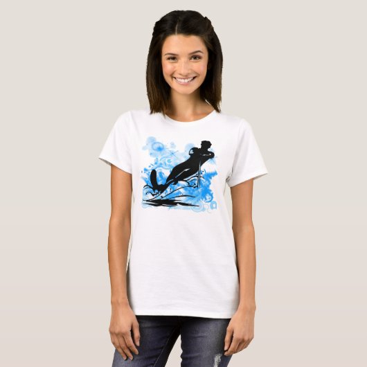 Waterkiemen T-shirt (Voorkant volledig)