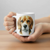 Waterkleur Beagle 
