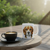 Waterkleur Beagle  Koffiemok