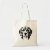 Waterkleur Beagle Tote Bag (Voorkant)