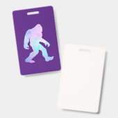 Waterkleur Bigfoot Badge (Voor- en achterkant)