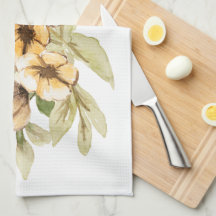 Waterkleur Bloemen Patroon Aangepaste Achtergrond