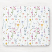 Waterkleur Bloemen Patroon Muismat (Voorkant)