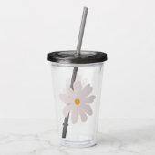 waterkleur bloemenacryl tuimelaar acryl drinkbeker (Achterkant)