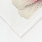 Waterkleur Bloemenboeket Dekbed Fleece Deken (Hoek)