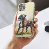 Waterkleur Boxer Hond Case-Mate iPhone Case