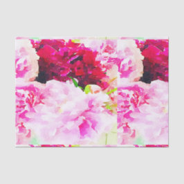 waterkleur, handbeschilderde bloemen, chic, elegan tissuepapier