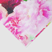 waterkleur, handbeschilderde bloemen, chic, elegan tissuepapier (Detail)