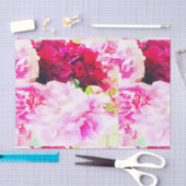 waterkleur, handbeschilderde bloemen, chic, elegan tissuepapier (Craft)