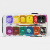 Waterkleur iPhone hoes (Achterkant (horizontaal))